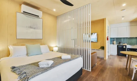 Kinka Beach Modular Accommodation Bedroom