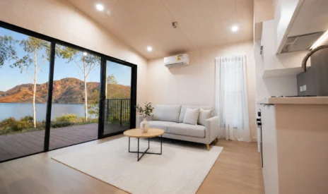 Modular accommodation Lake Argyle - ModnPods, Discovery Resorts lake views