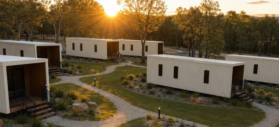 Modular Modnpods Accommodation Copeton Waters Banner
